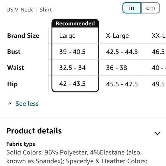 Amazon Essentials active tshirts. Two pack - Picture 6 of 6